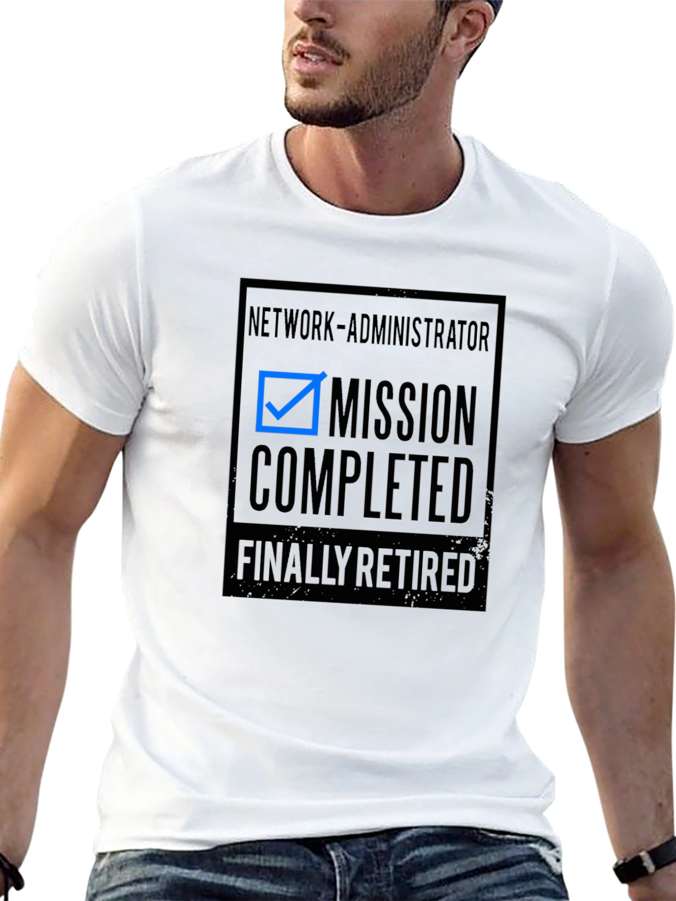 Retired Network Administrator Mission Complete T-Shirt