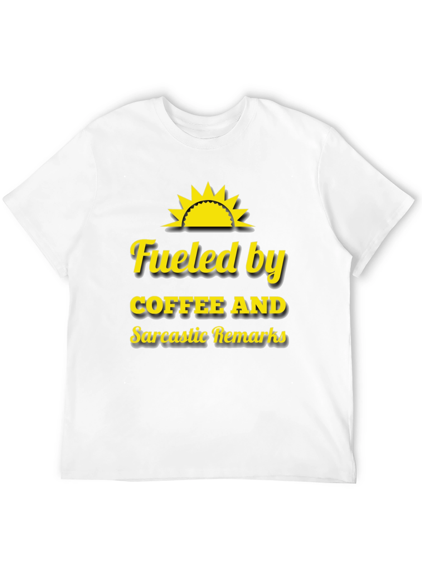 Coffee & Sarcasm T-Shirt - Funny Novelty Tee
