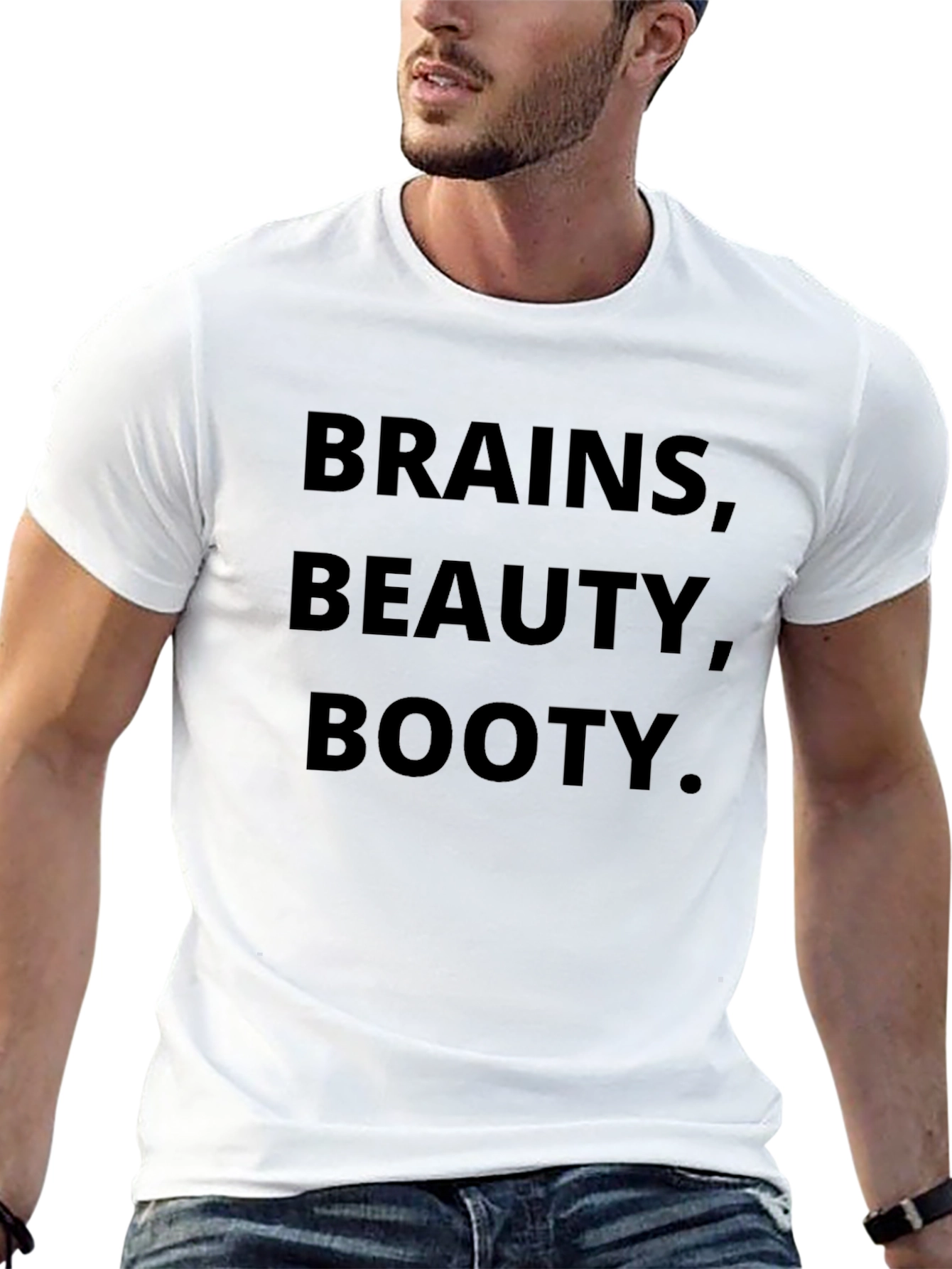 Brains Beauty Booty T-Shirt - Mens