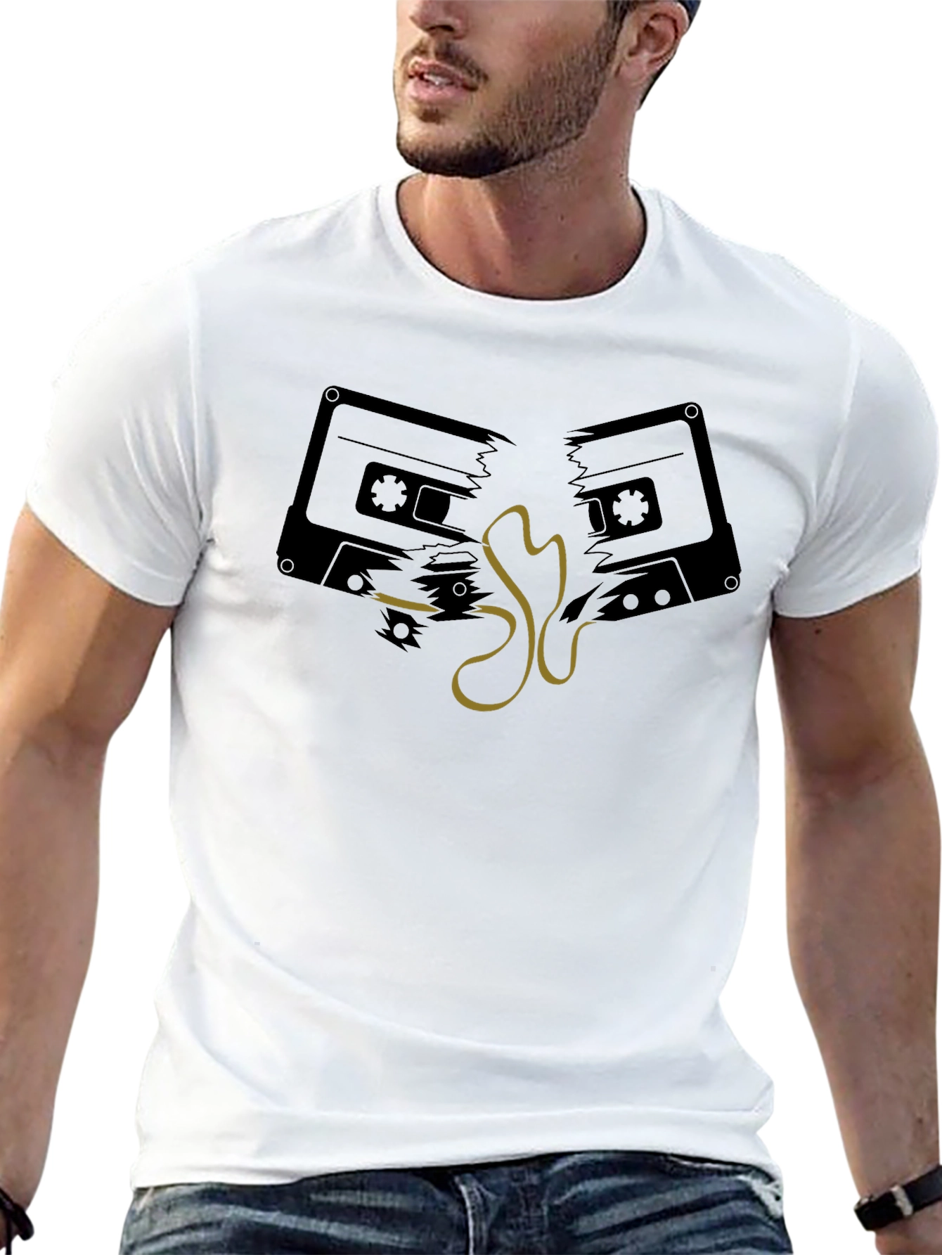 Retro Cassette Tape Graphic Tee