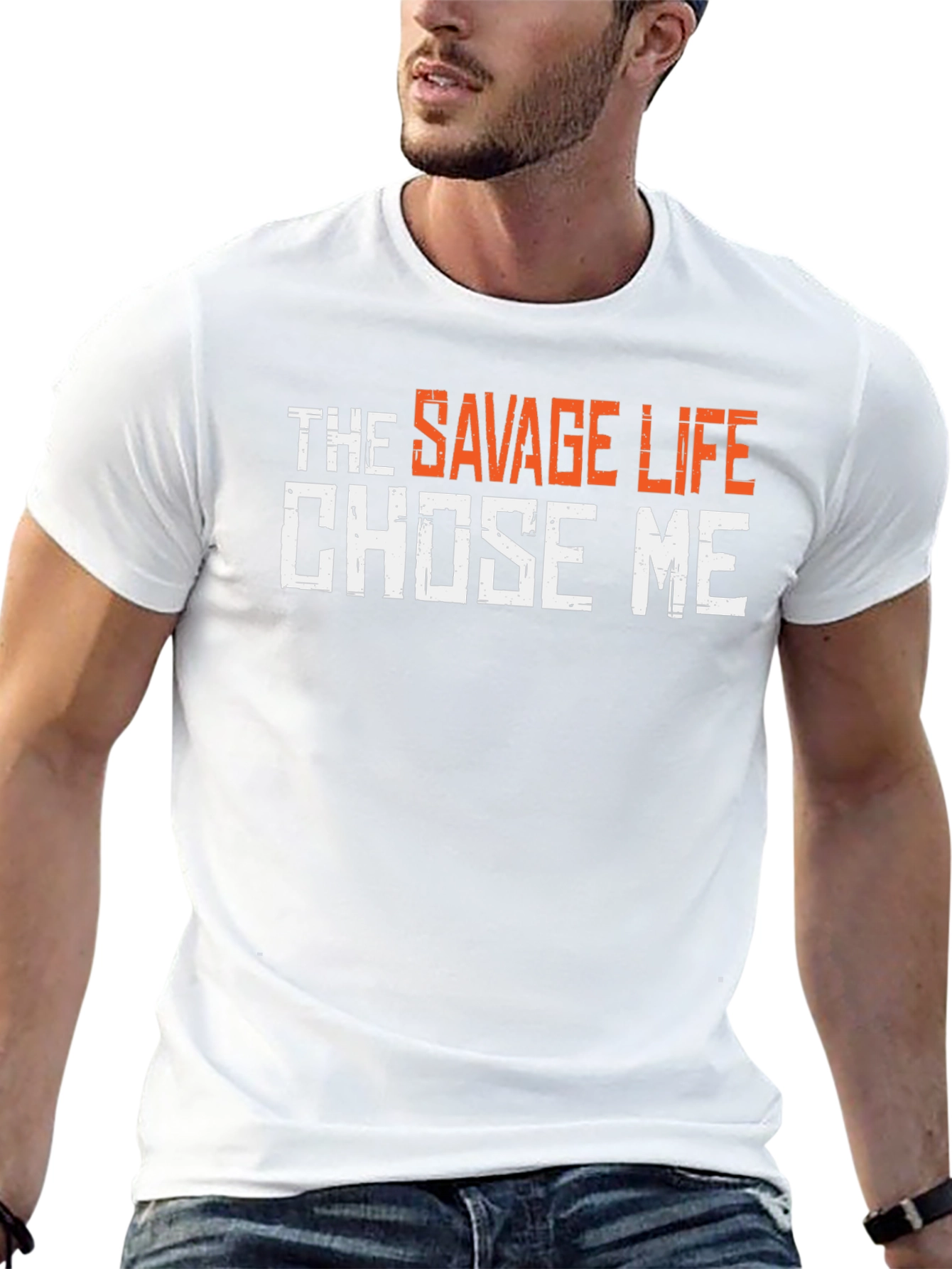 The Savage Life Chose Me Graphic Tee