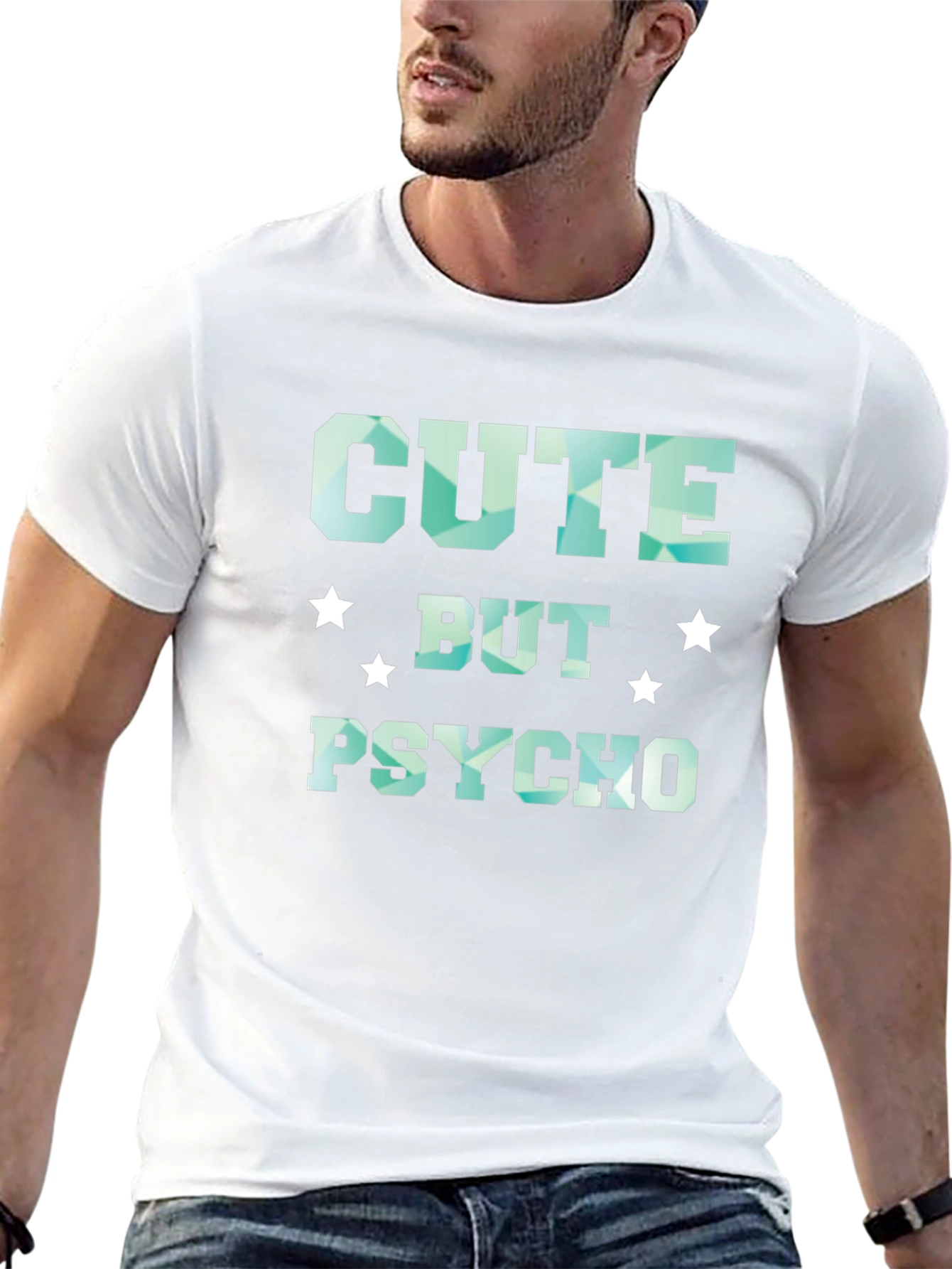 Cute But Psycho T-Shirt - Funny Graphic Tee