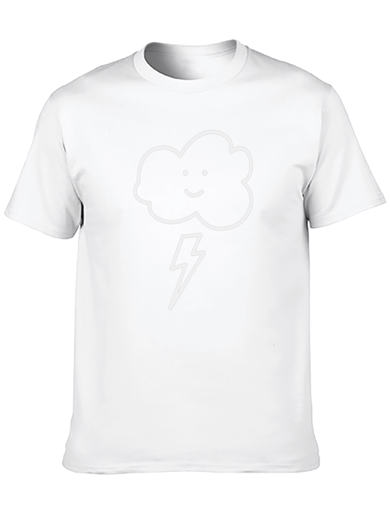 Stormy Cloud Graphic T-Shirt - Mens Black Tee