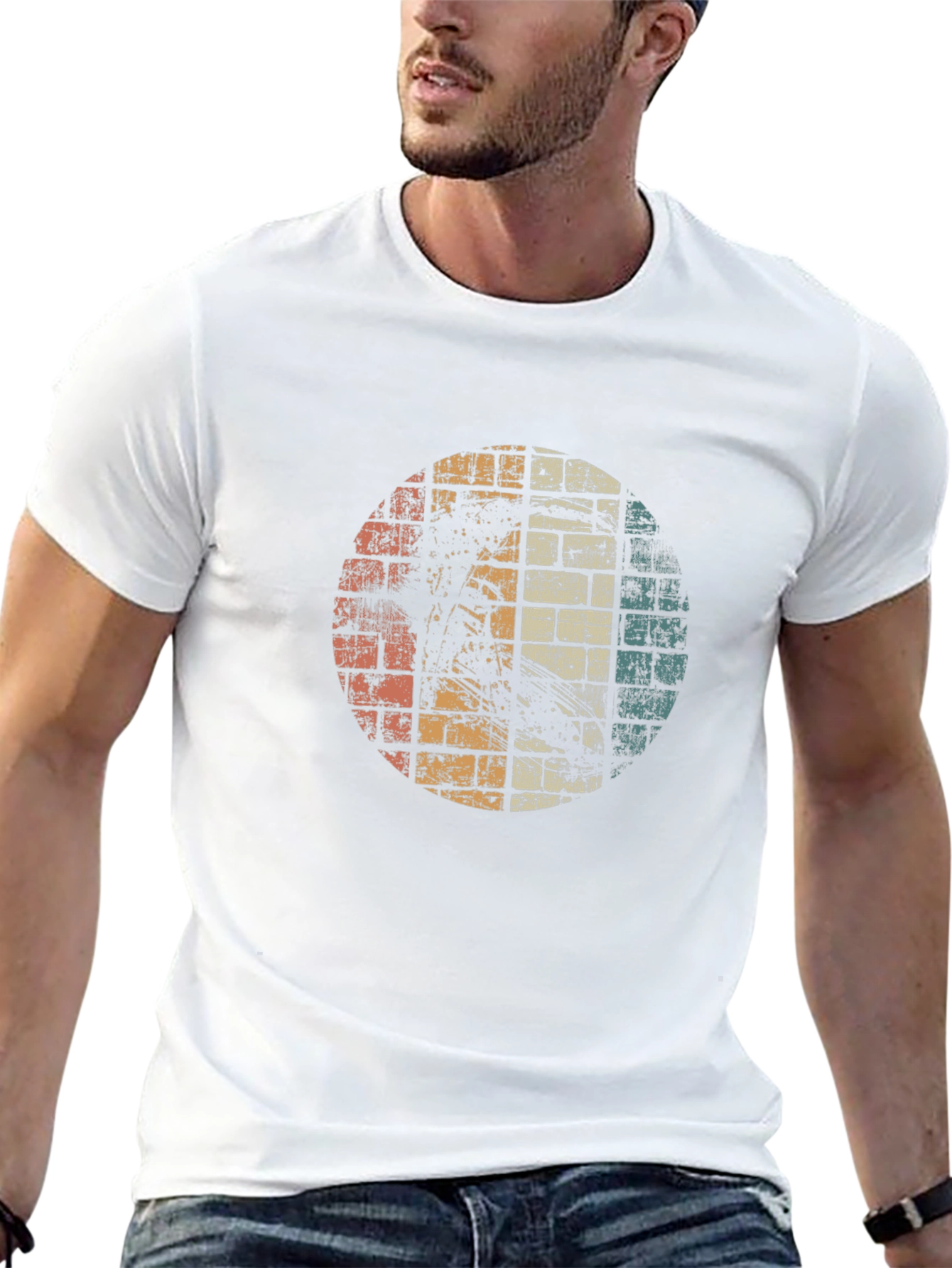 Retro Brick Wall T-Shirt