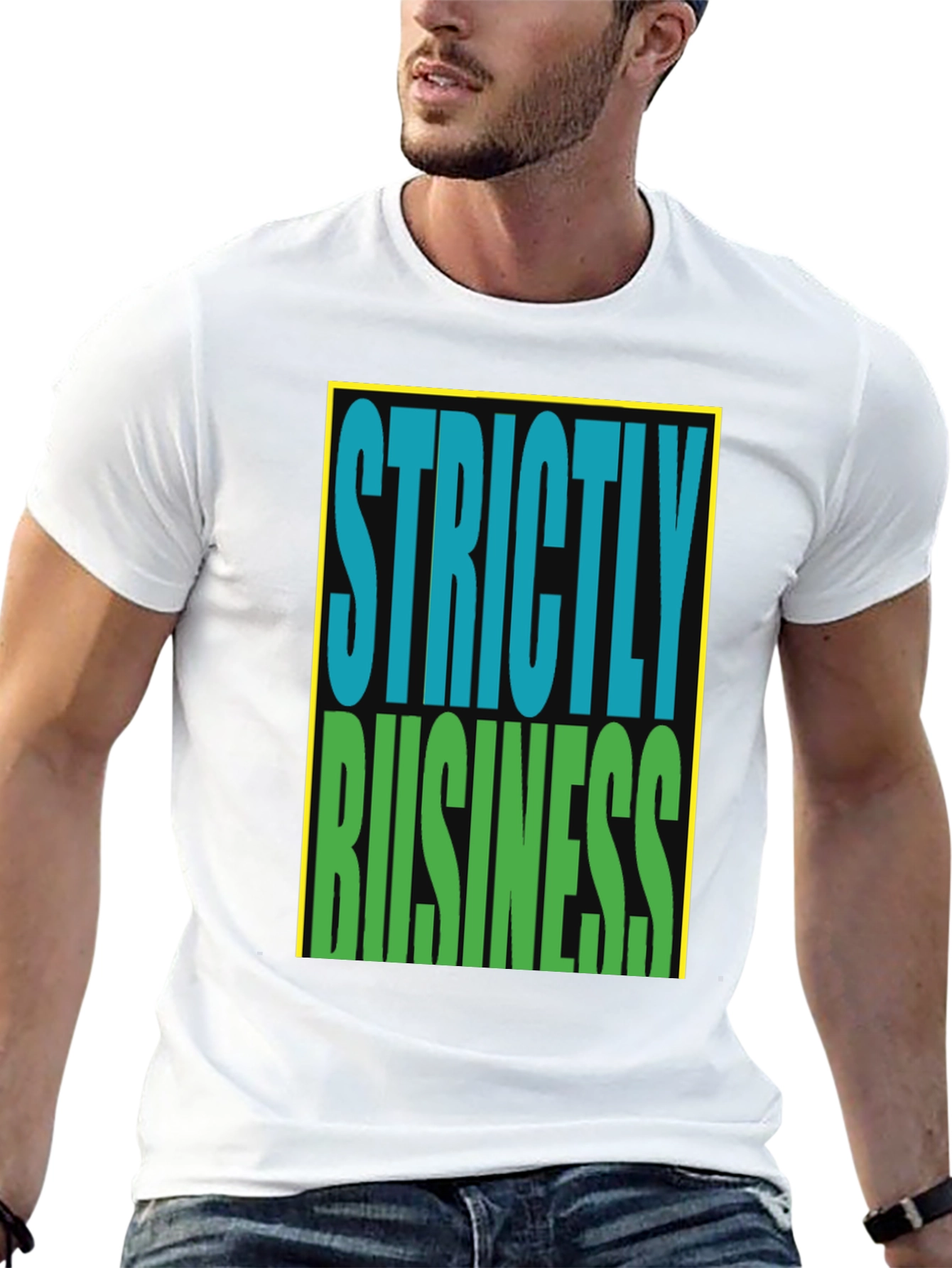 Strictly Business Graphic Tee - Classic Style