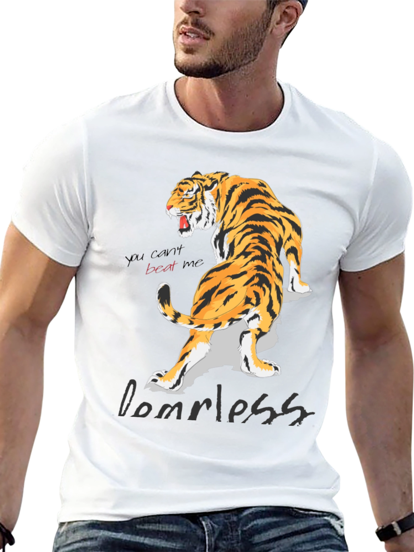 Roaring Tiger Graphic Print T-Shirt - Dominate Style!