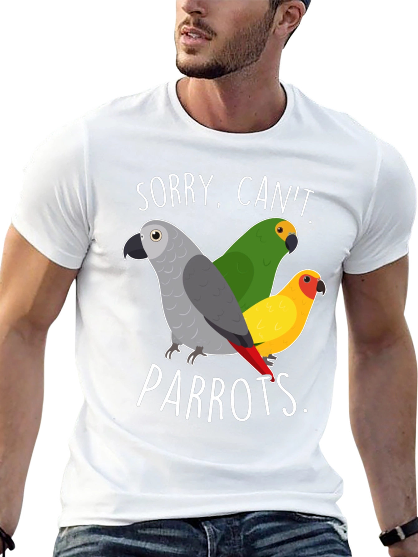 Sorry Cant Parrots T-Shirt