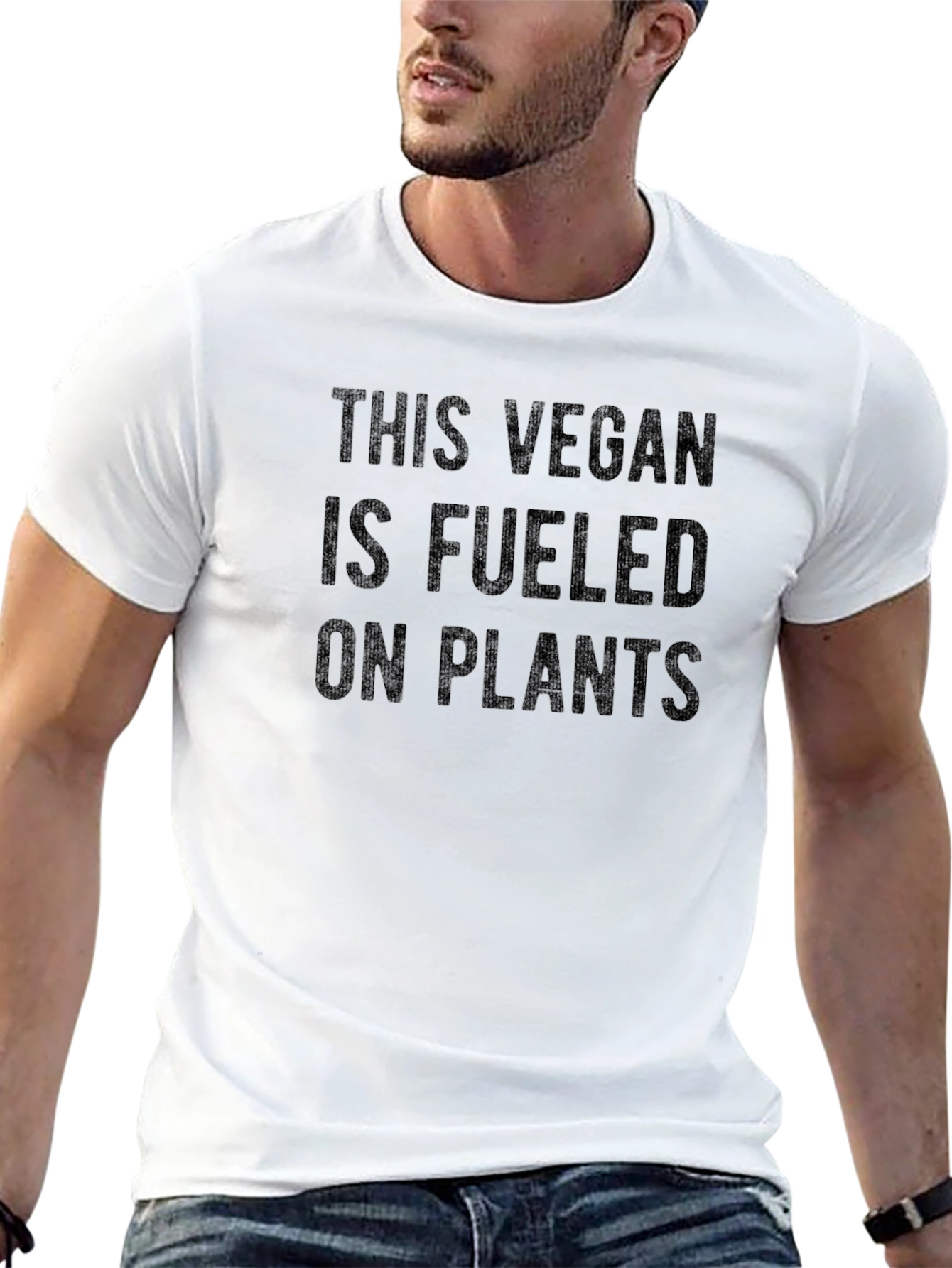 Vegan Fueled On Plants Graphic Tee