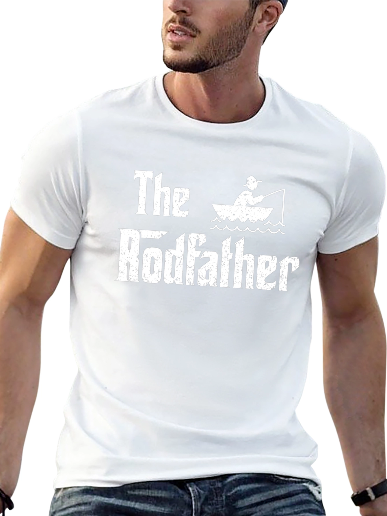 The Rodfather T-Shirt - Fishing Humor Tee