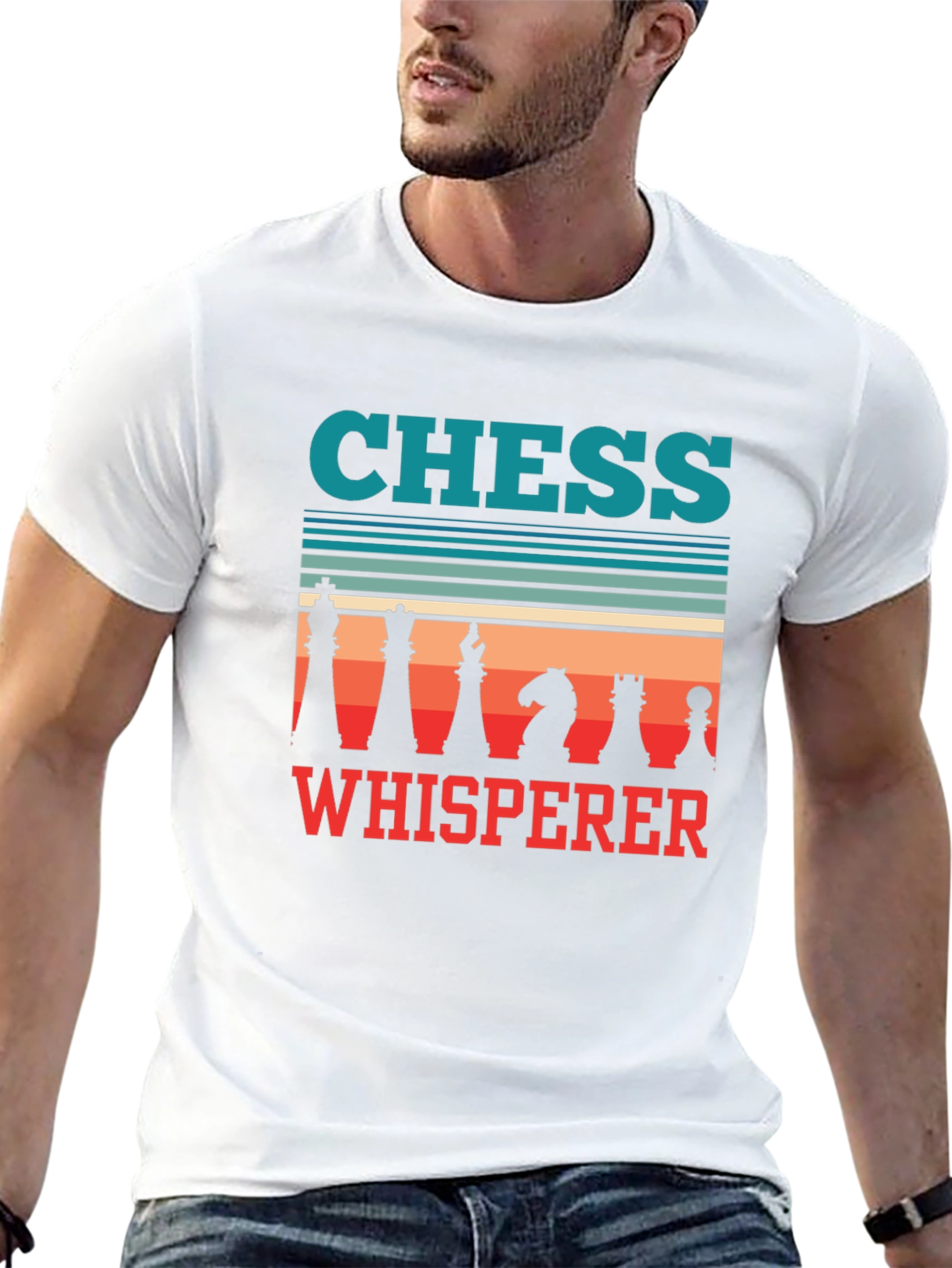 Chess Whisperer Graphic Tee - Unisex Black T-Shirt