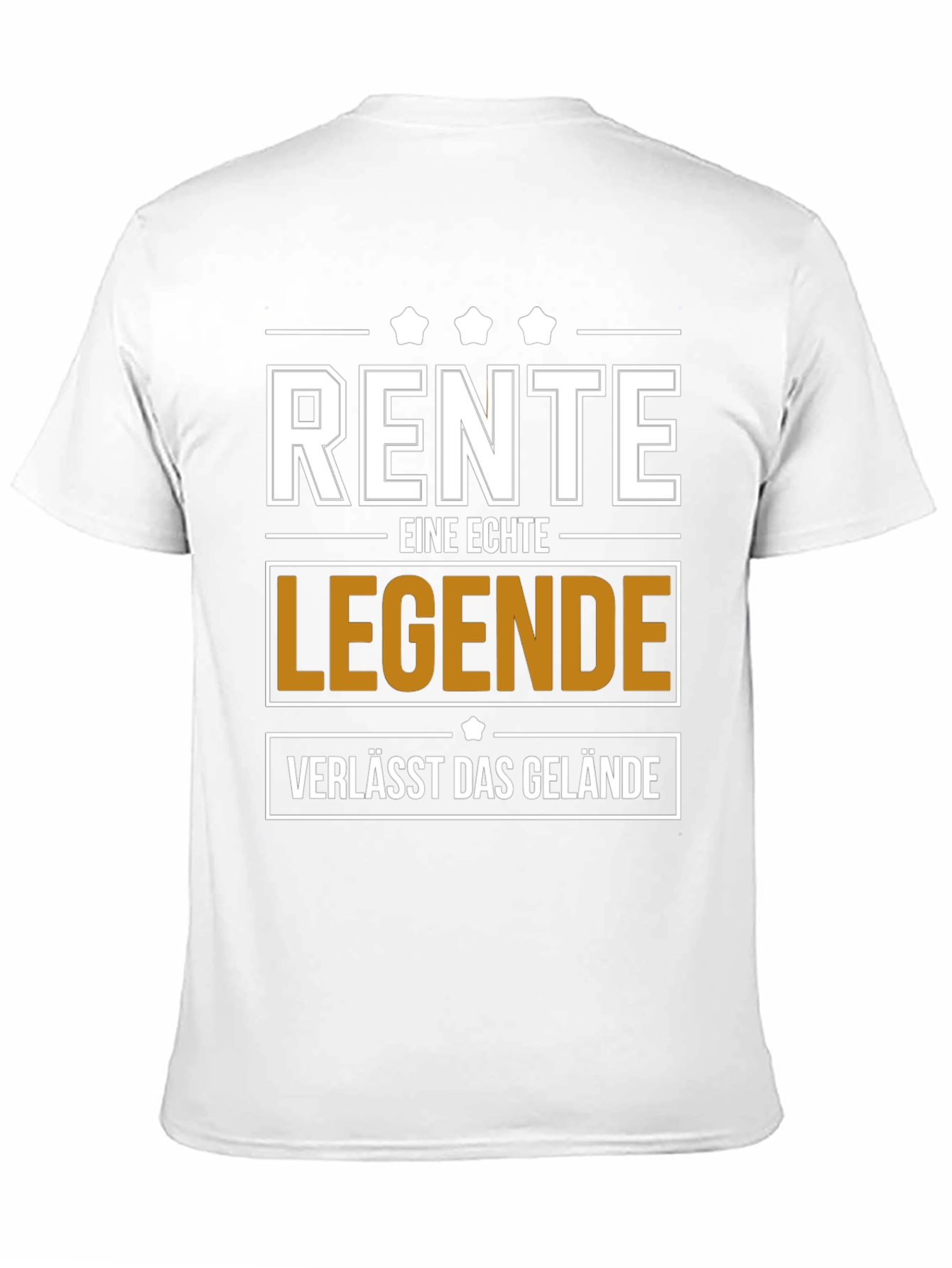 Retirement Legend T-Shirt - German Rente Eine Echte Legende