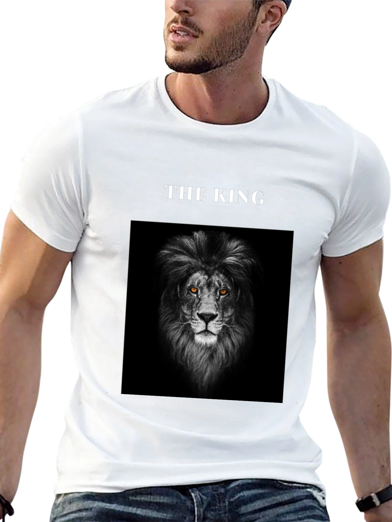 The King Lion Graphic Tee - Black
