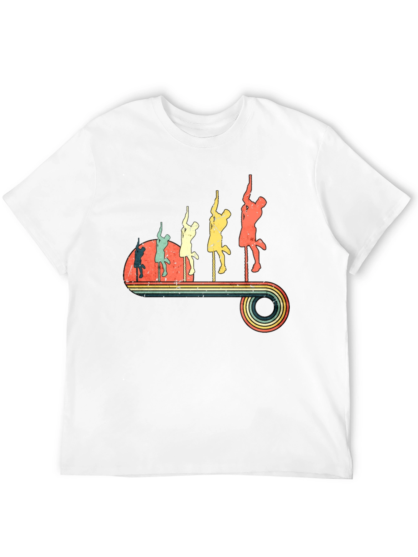 Retro Pole Dancing Evolution T-Shirt