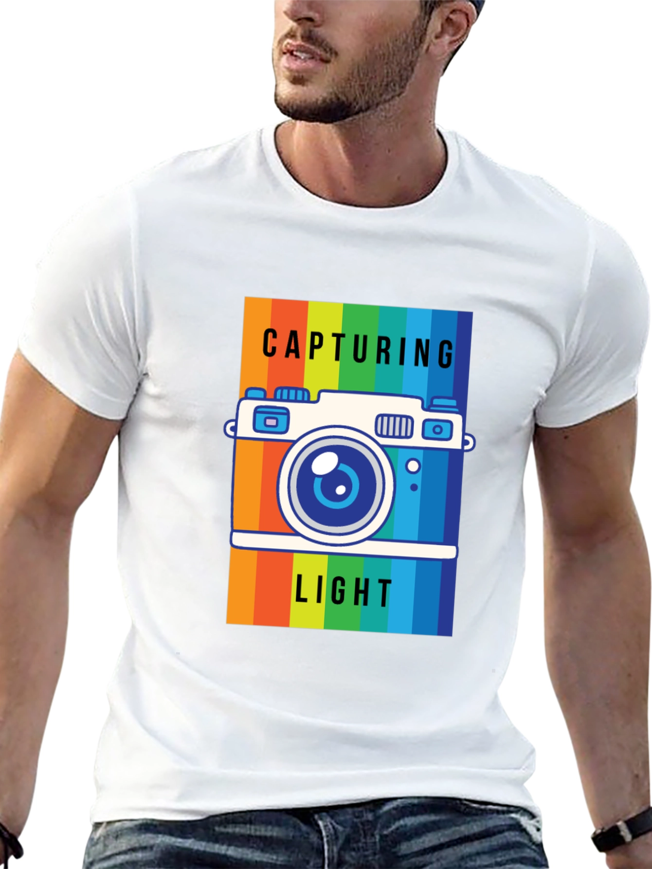 Capturing Light Camera Graphic T-Shirt