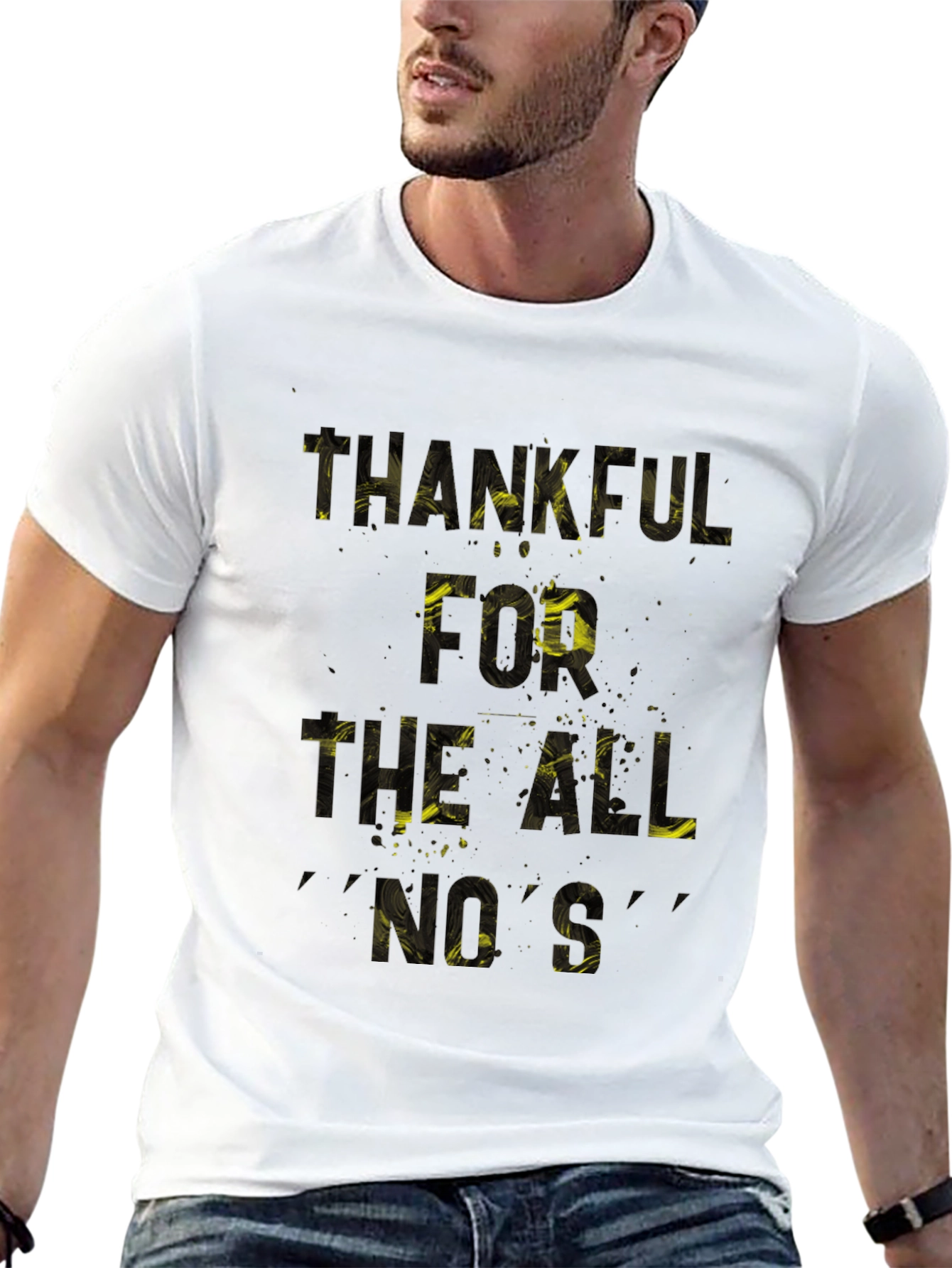 Thankful For The All Nos Black T-Shirt