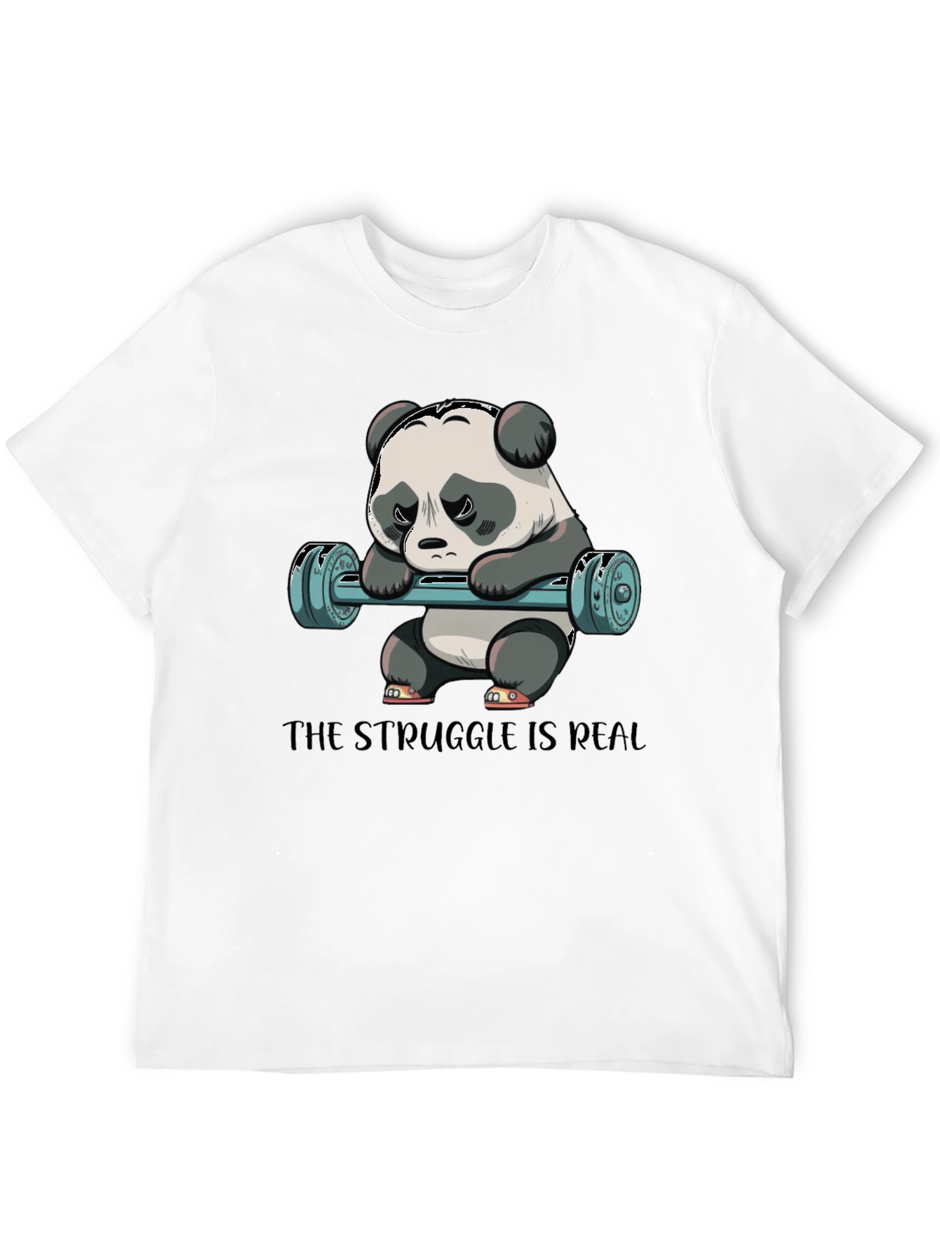 Struggle is Real Panda Workout T-Shirt