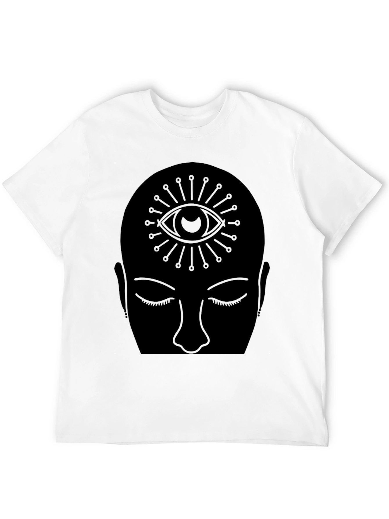 Third Eye Vision Graphic Tee - Black Cotton T-Shirt