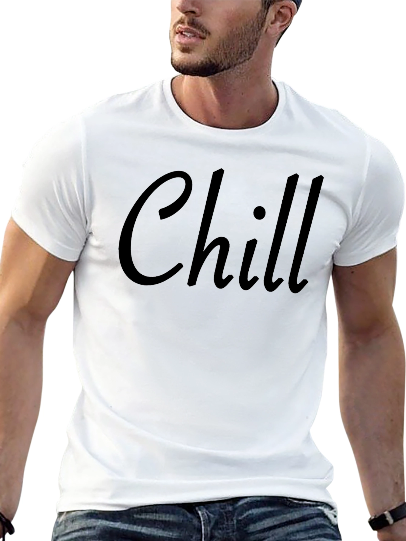 Chill Black T-Shirt Casual Wear