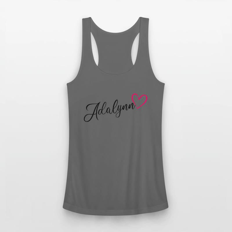 Adalynn Name Pink Heart