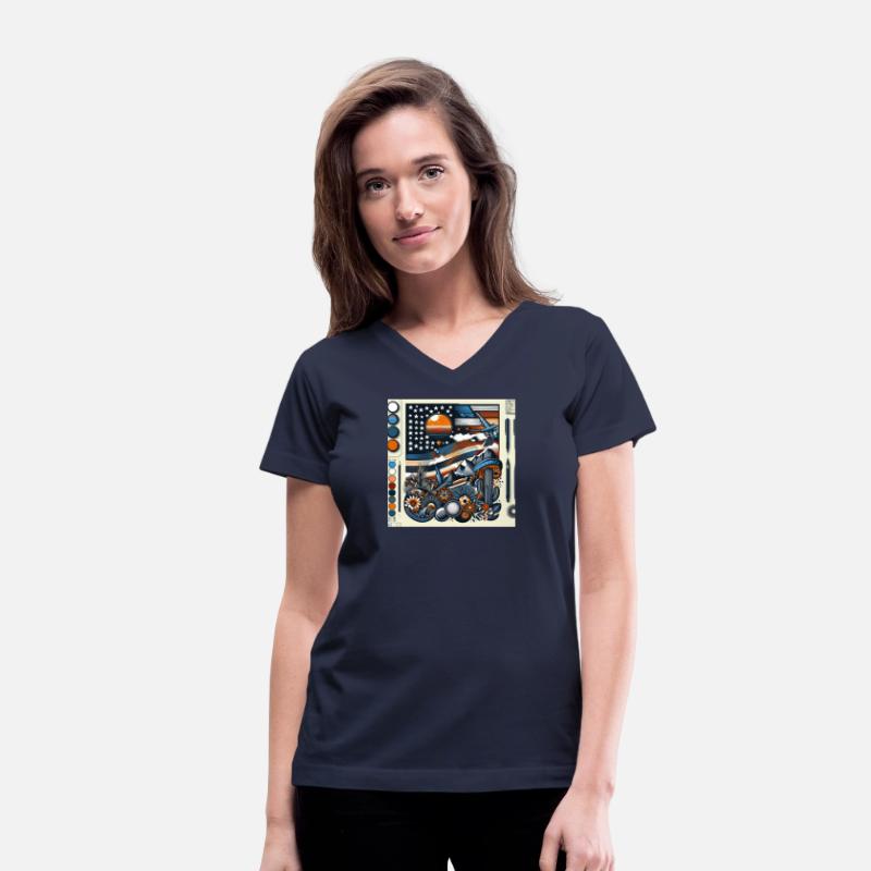 Astronaut and Mountain Adventure Illustration