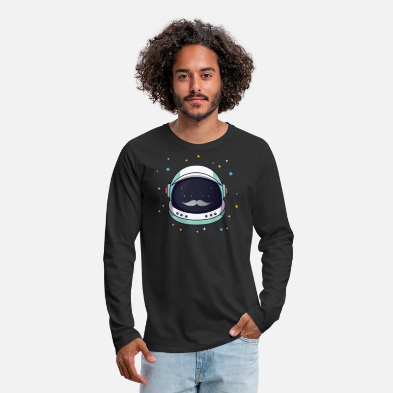 Astronaut Loves Mustache
