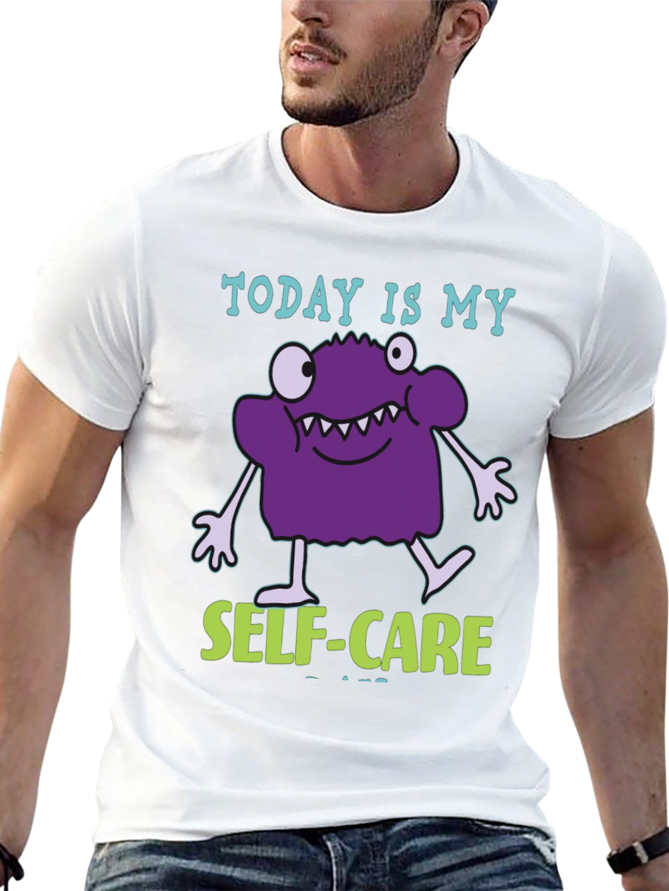 Today is My Self-Care T-Shirt - Funny Monster Design