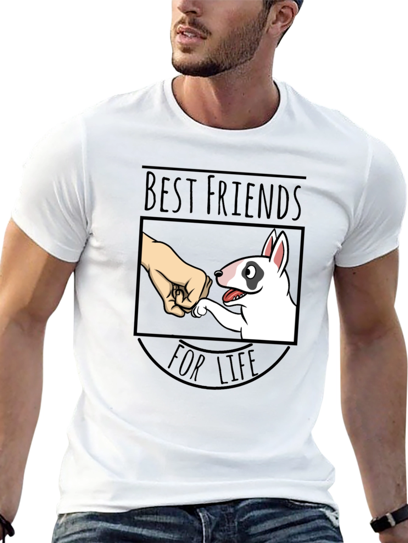 Best Friends for Life Bull Terrier T-Shirt