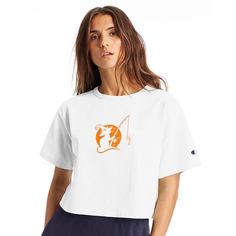 Cat Fishing Halloween Costume Cat Lover Moon
