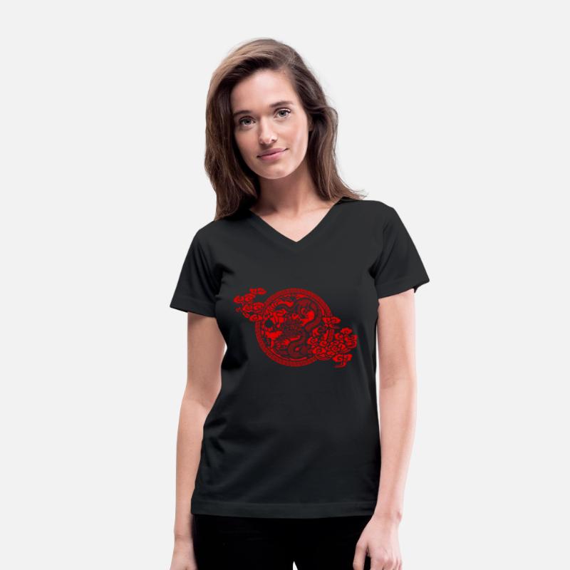 Chinese Traditional Dragon and Cloud