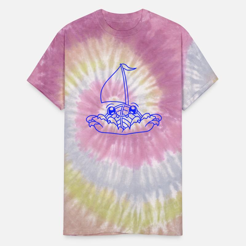 Cute Funny Boat Waves Sails Face Smiles Cool Comic