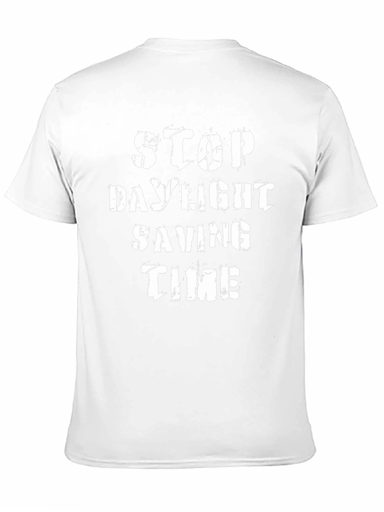 Stop Daylight Saving Time Black T-Shirt