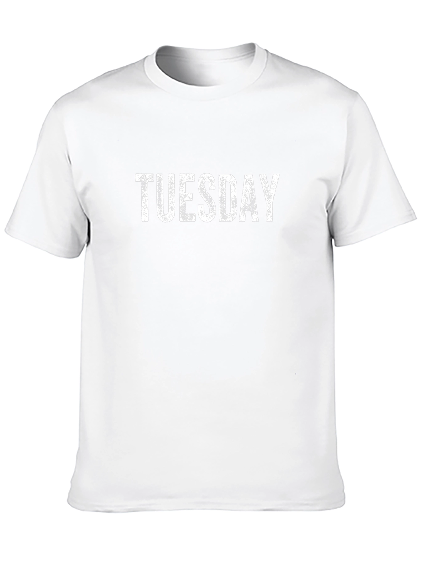 Tuesday Distressed Print Black T-Shirt