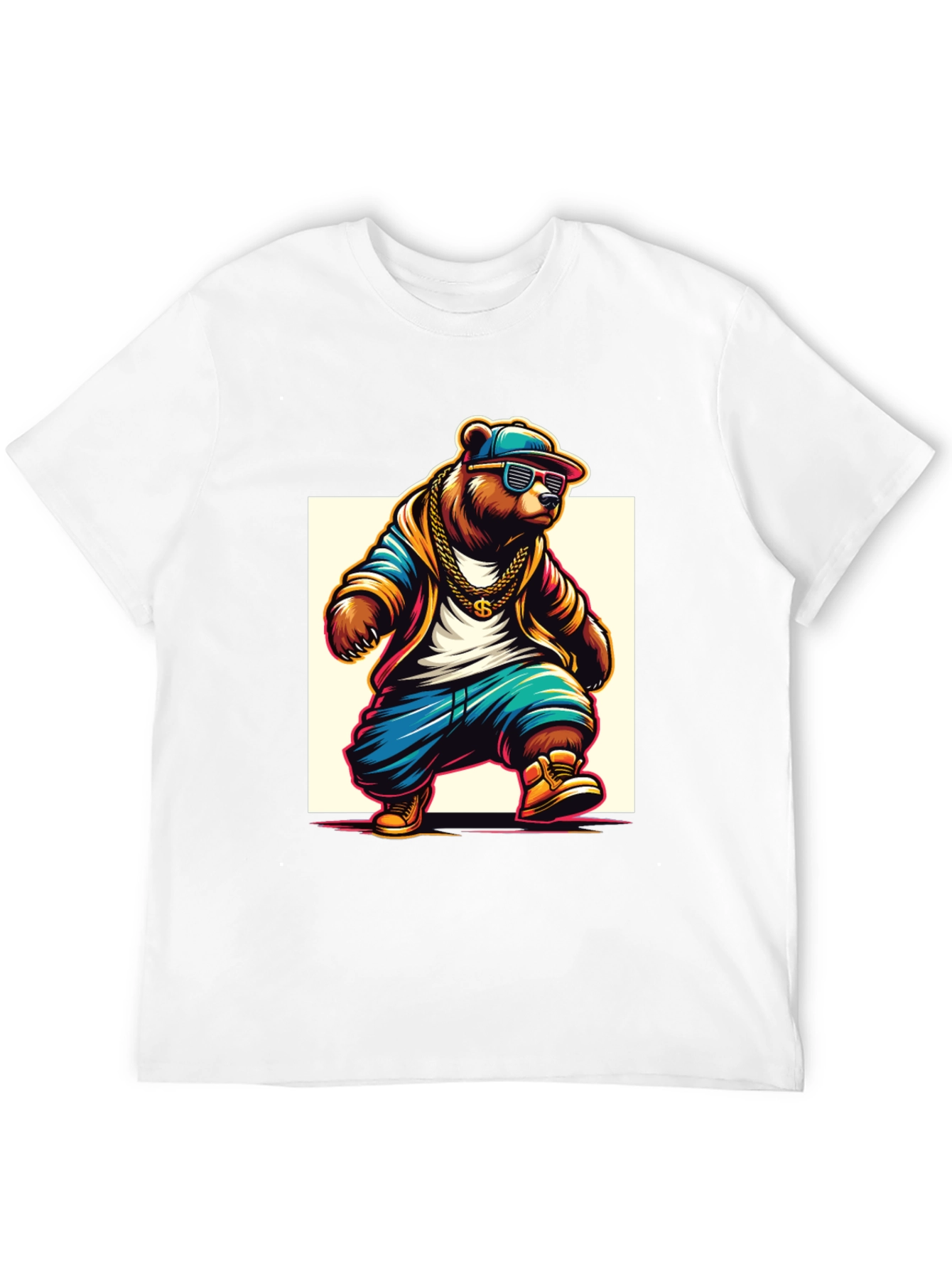 Cool Bear Hip Hop Graphic Tee