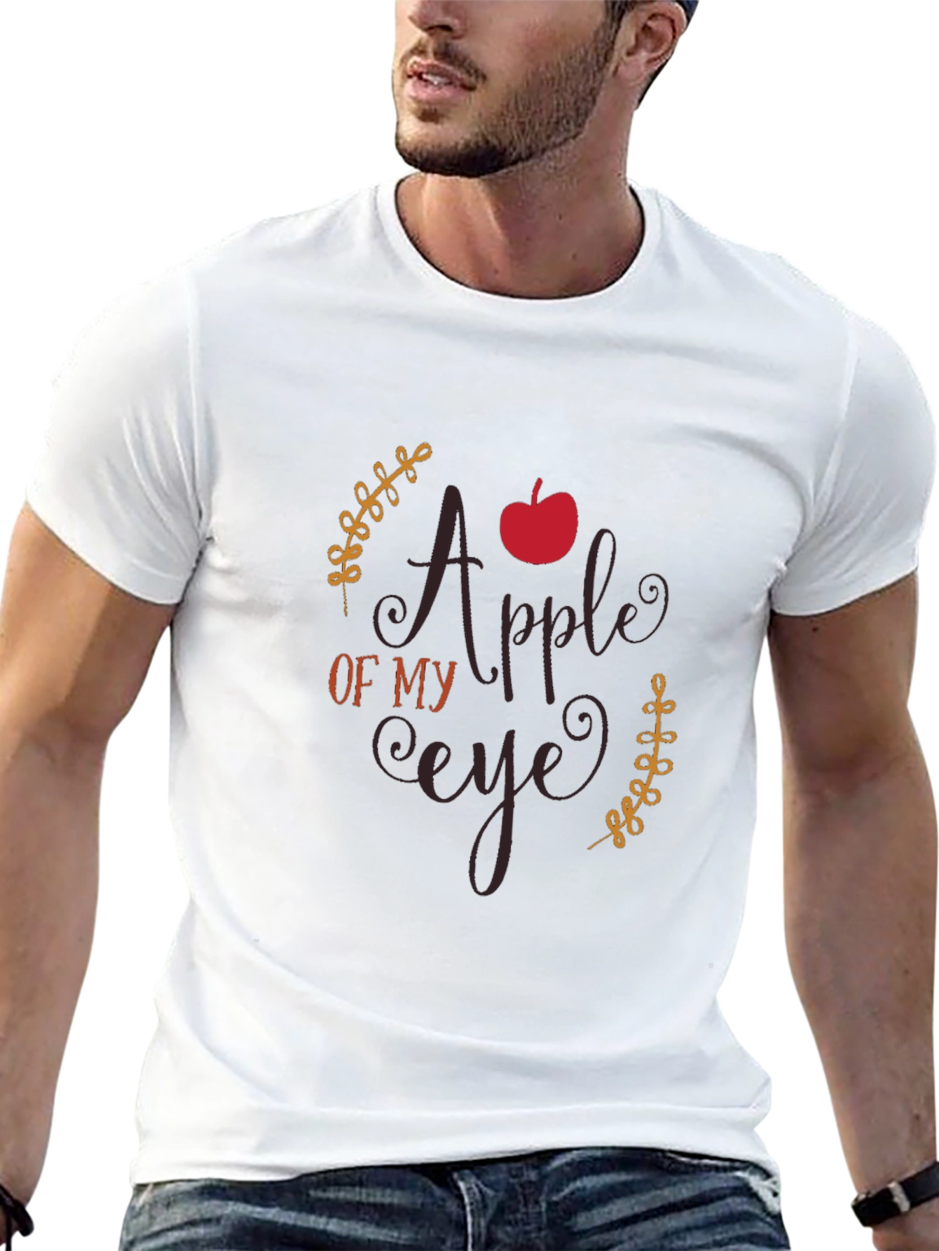 Apple of My Eye Graphic Tee - Black