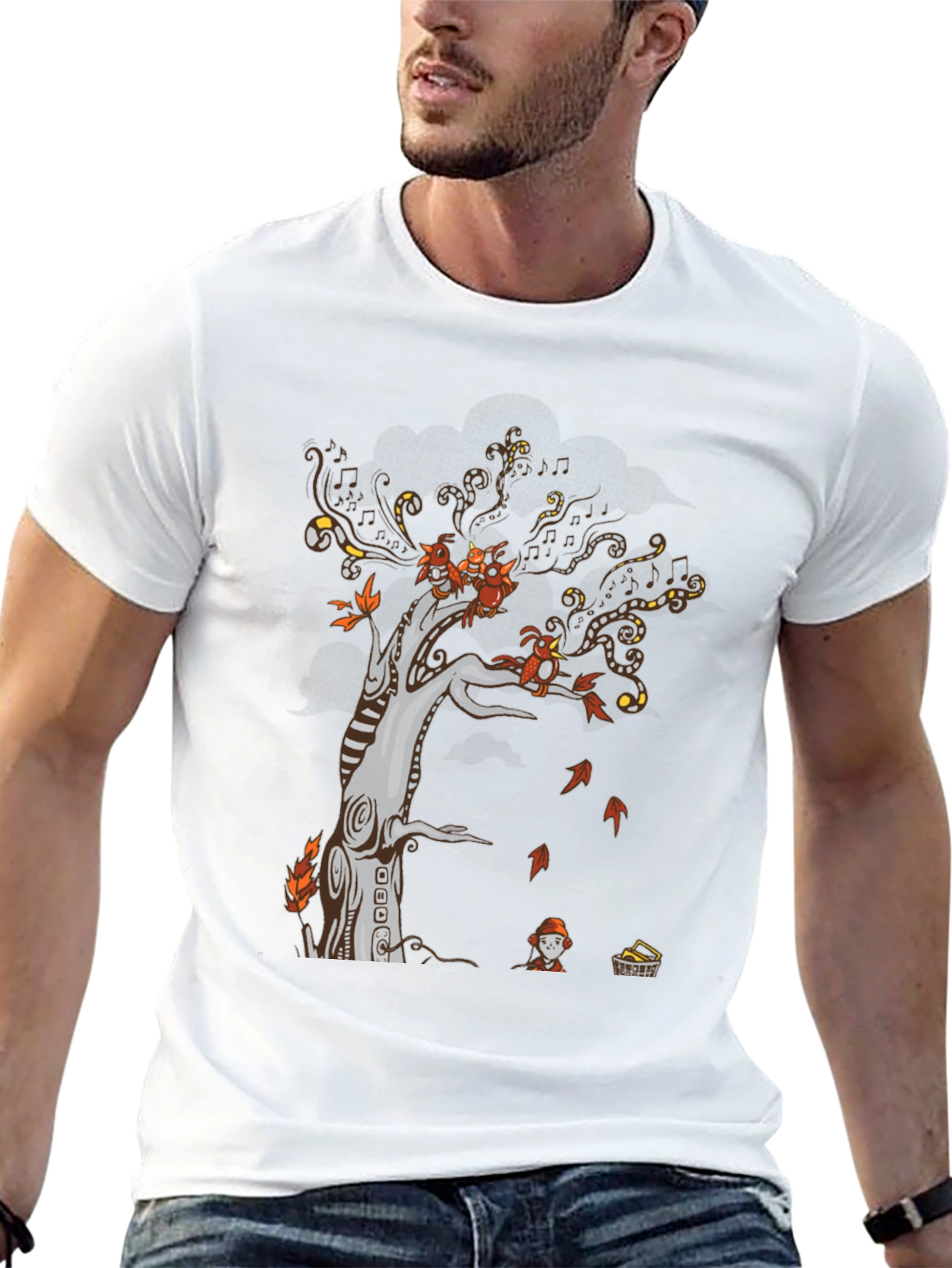 Autumn Tree Graphic Print Tee
