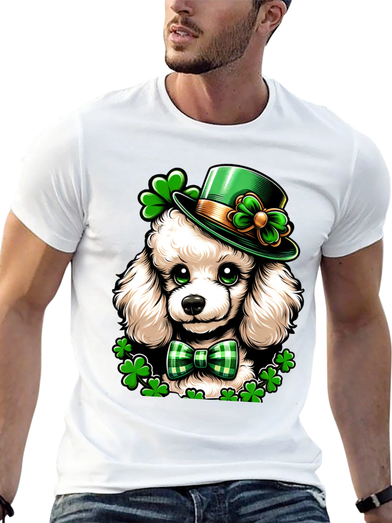 St. Patricks Day Poodle T-Shirt