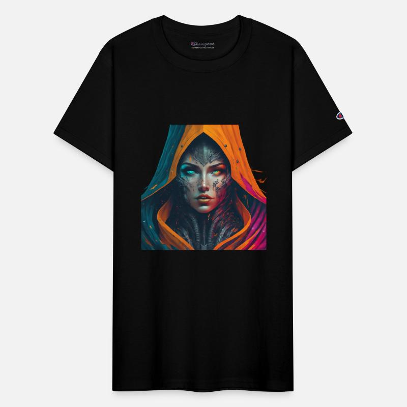 "Digital Woman with Sharp Mind"