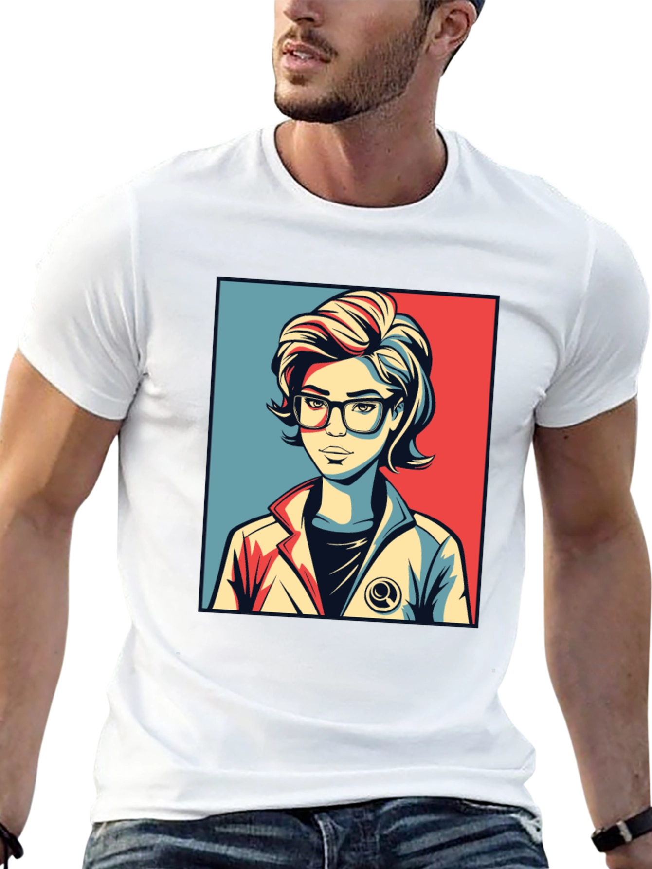 Retro Pop Art T-Shirt - Science Geek Chic
