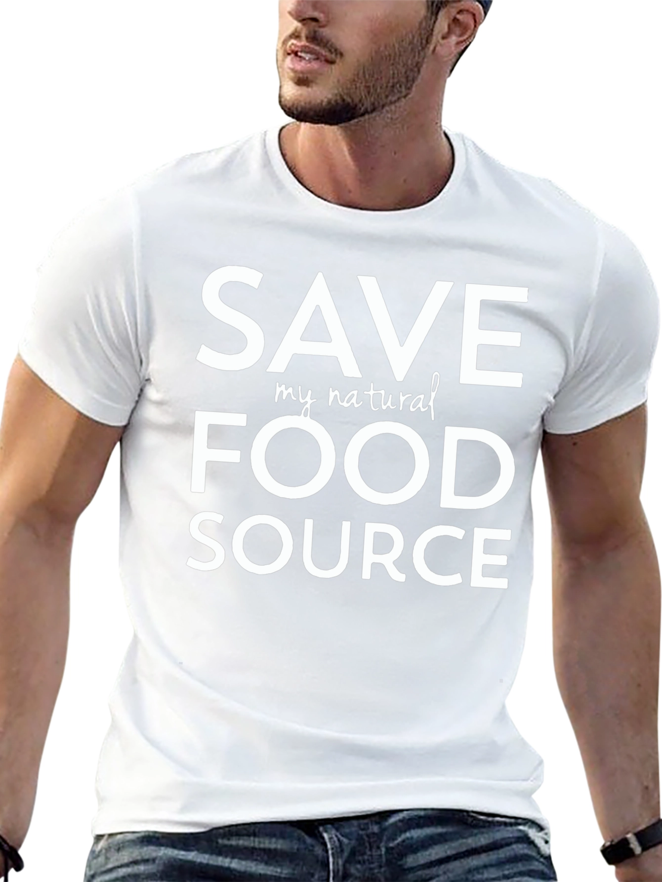 Save My Natural Food Source T-Shirt - Black