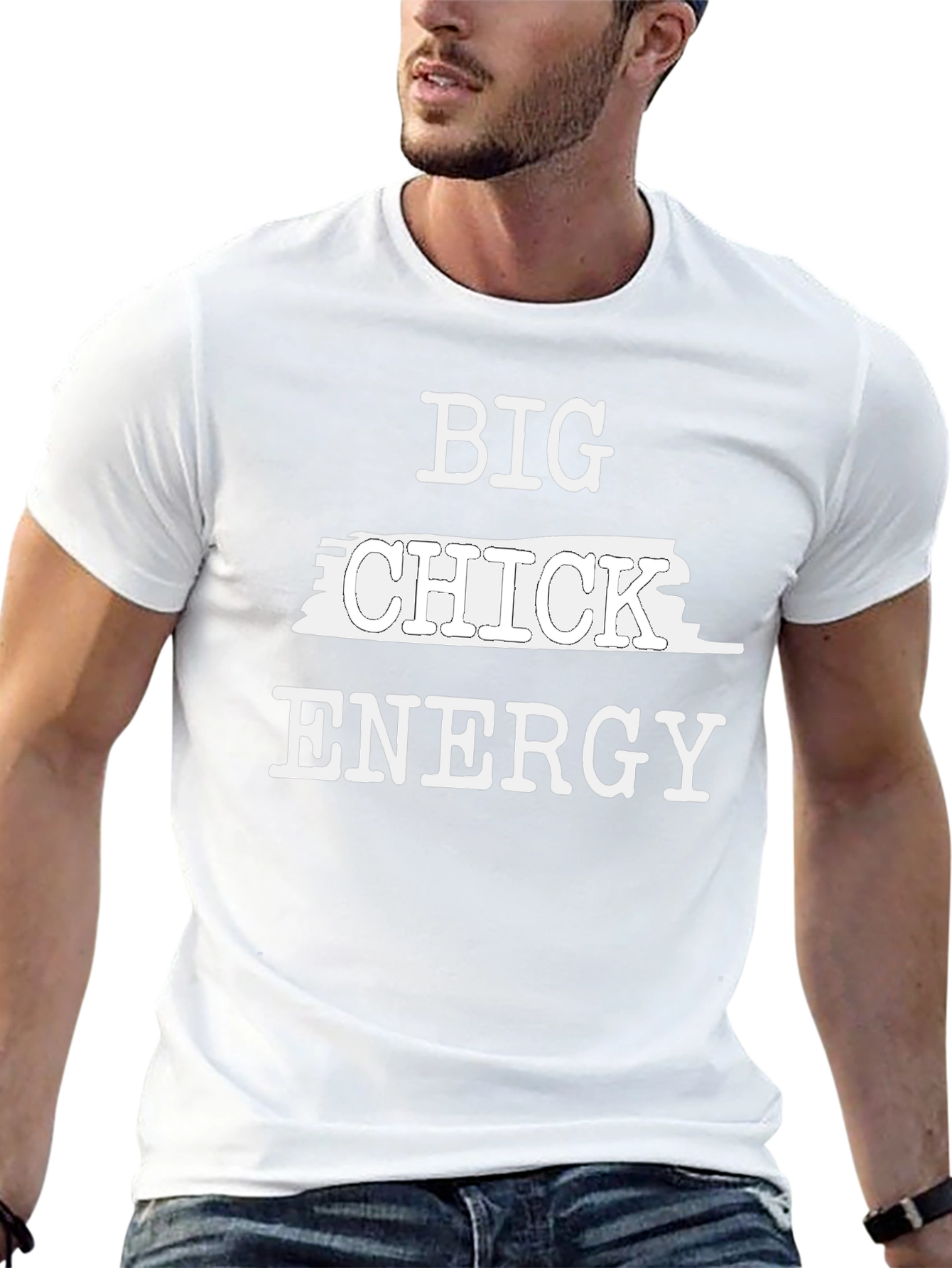 Big Chick Energy Funny Graphic T-Shirt