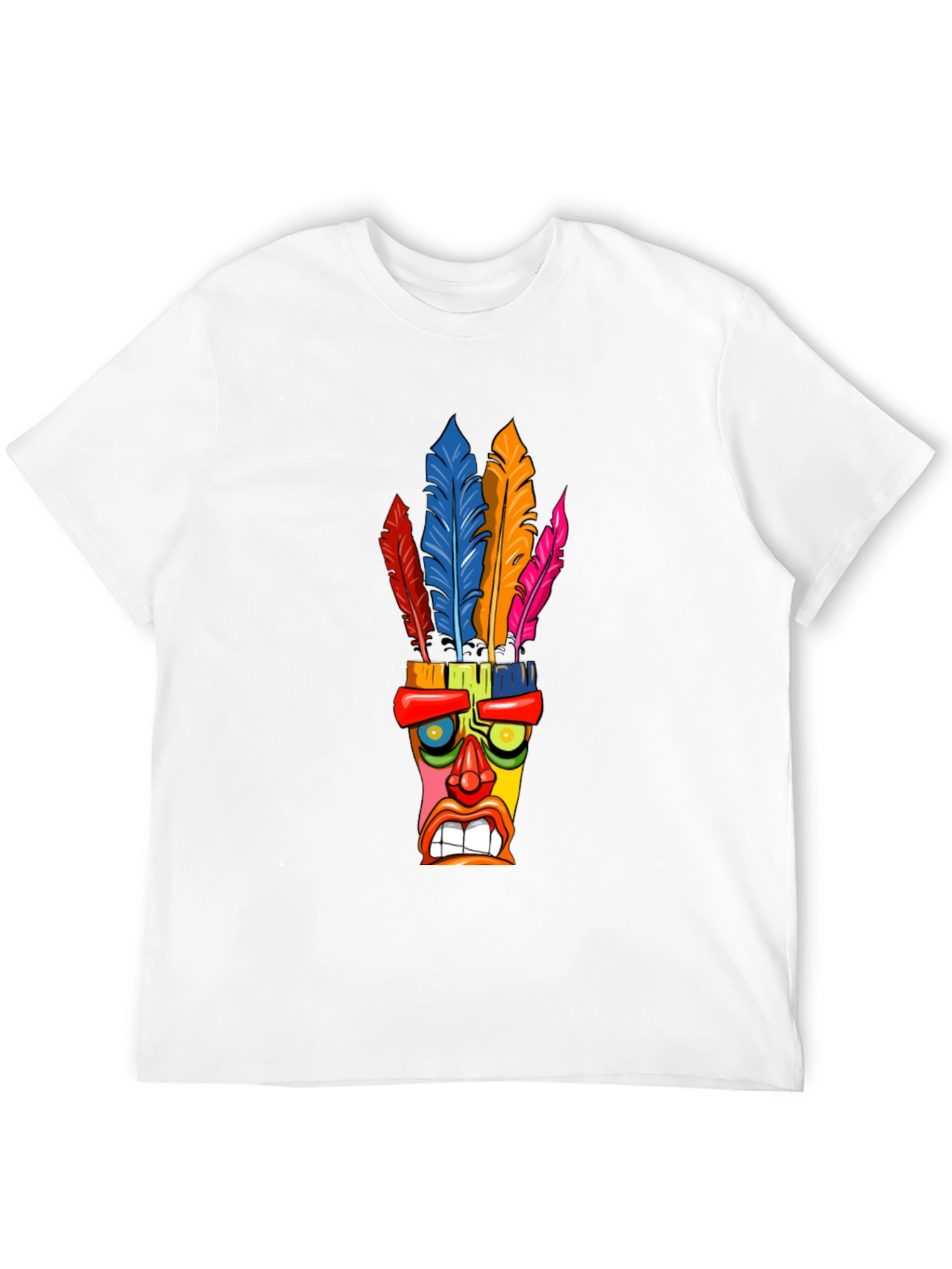 Colorful Tiki Mask T-Shirt