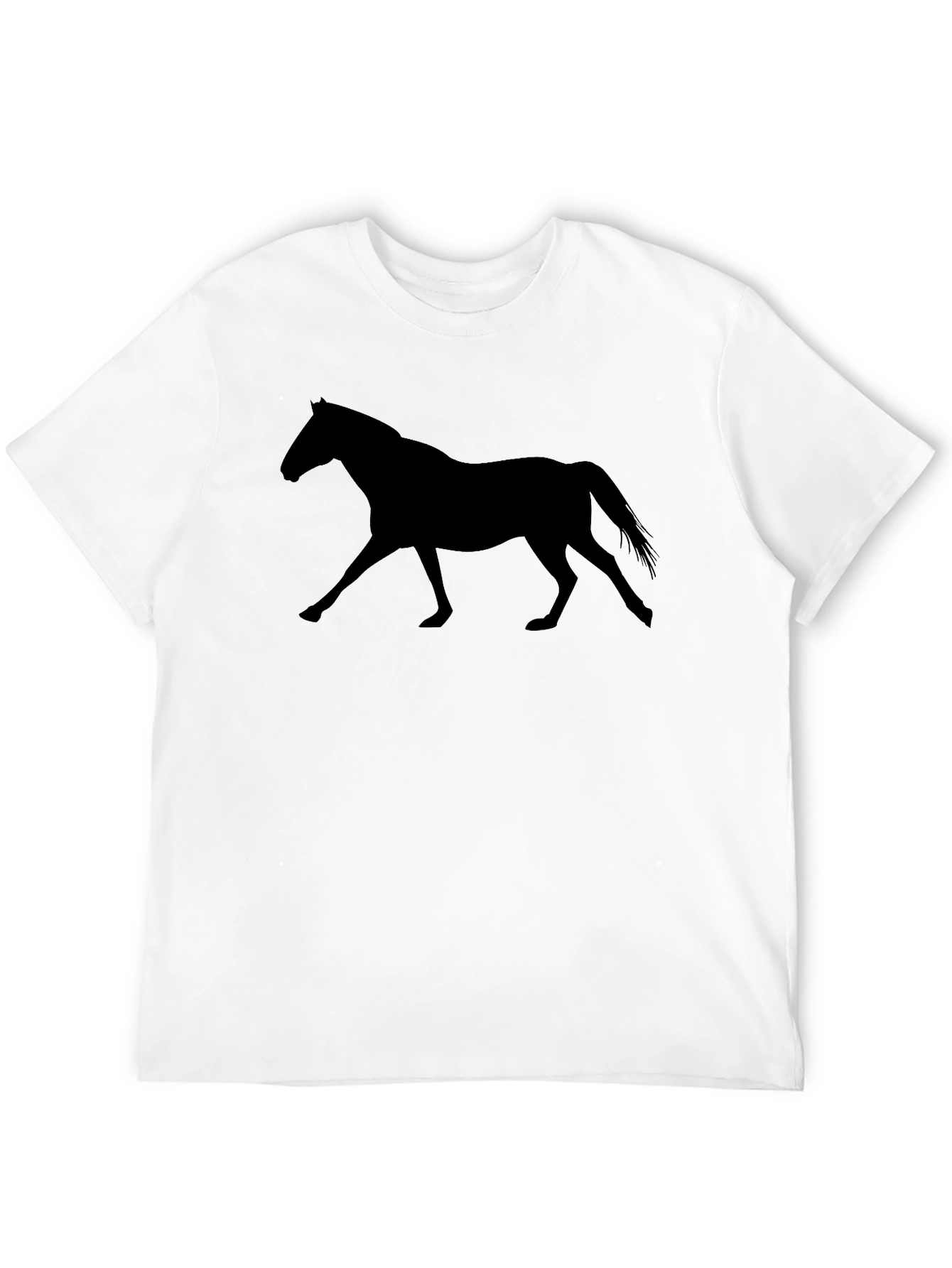 Black Horse Silhouette Graphic Tee