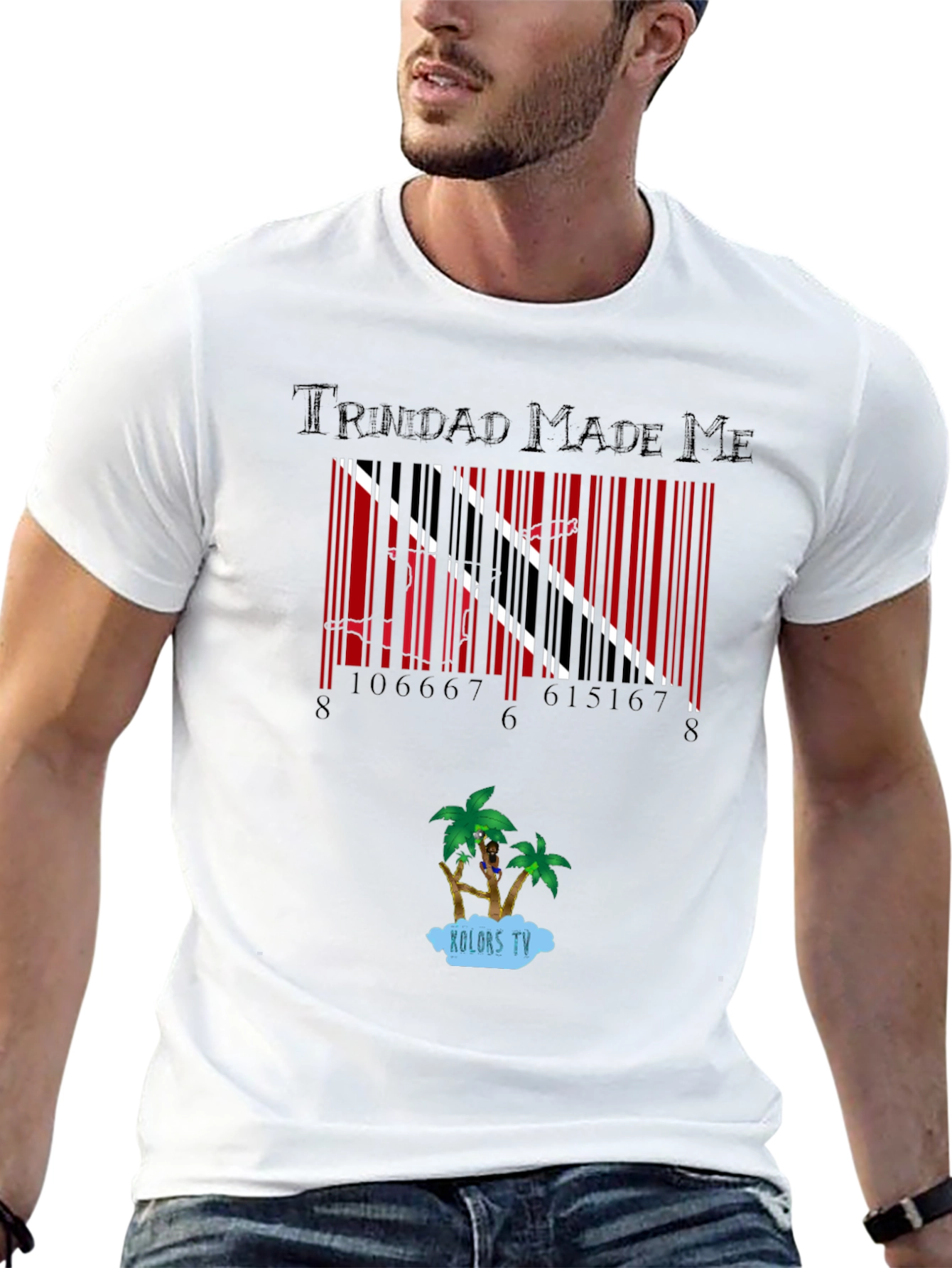 Trinidad Made Me Barcode T-Shirt