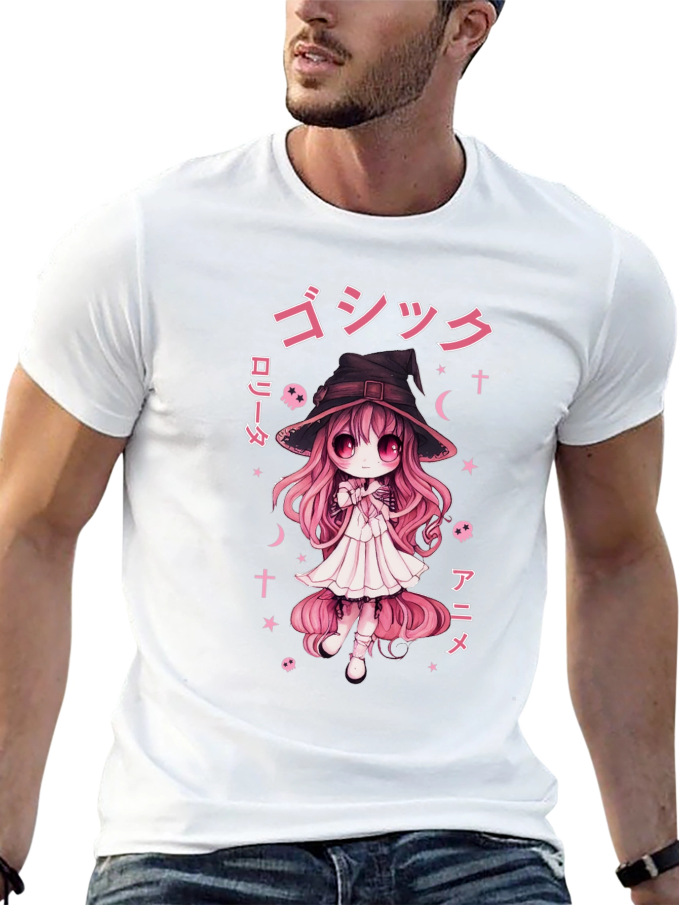 Anime Witch T-Shirt - Gothic Lolita Style