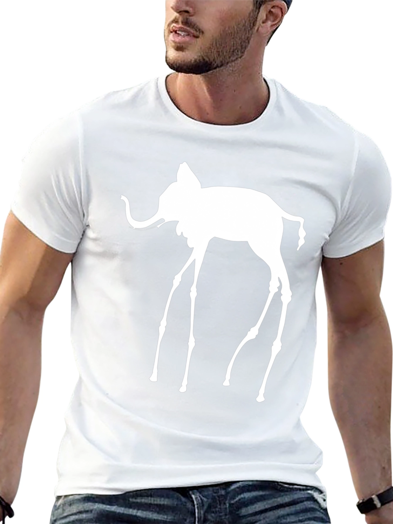 Surreal Elephant T-Shirt - Modern Graphic Tee