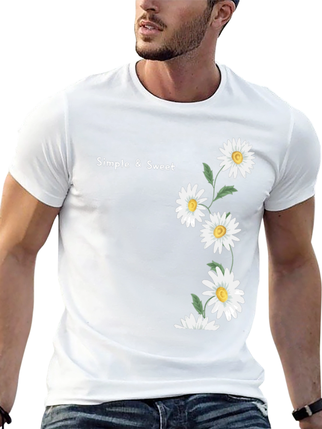 Simple & Sweet Daisy Graphic Tee