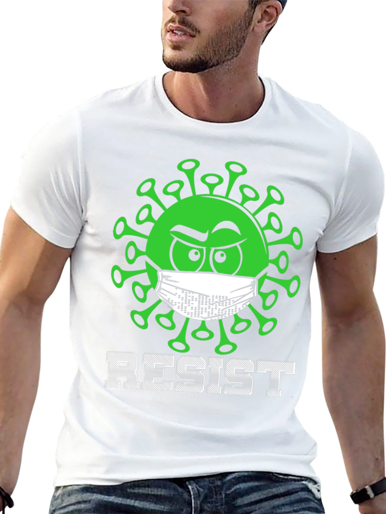 Resist Virus Graphic T-Shirt