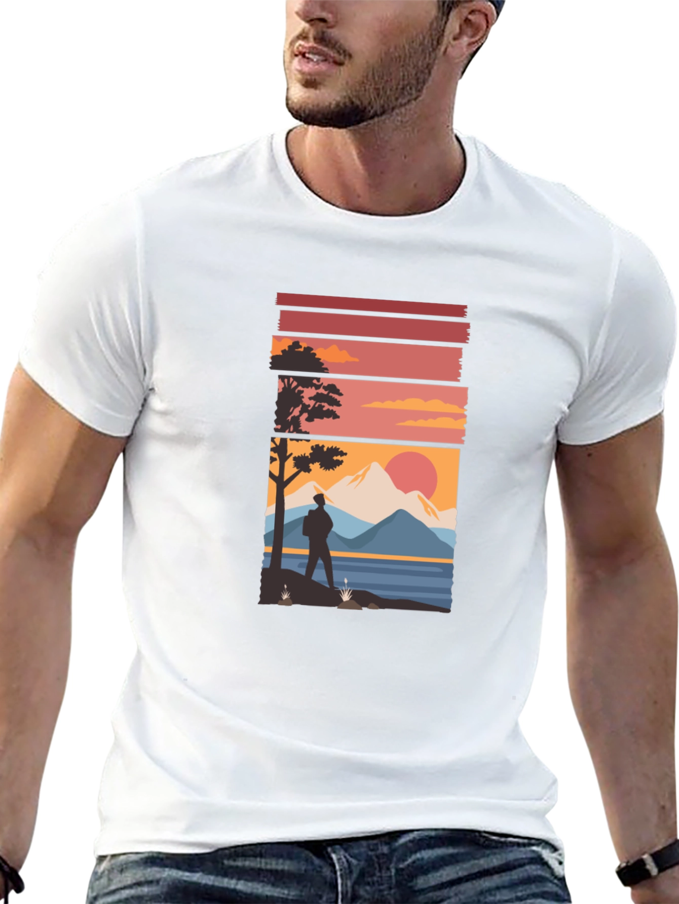 Sunset Vista Graphic T-Shirt