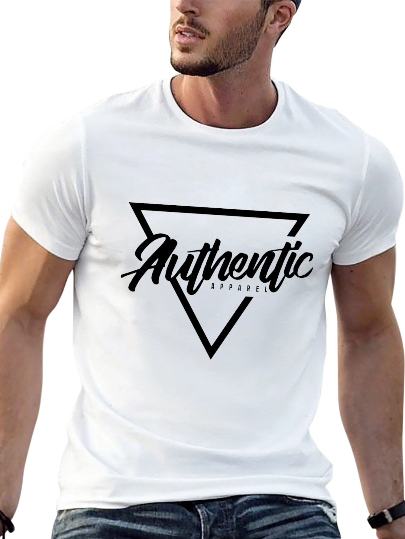 Authentic Apparel Black T-Shirt