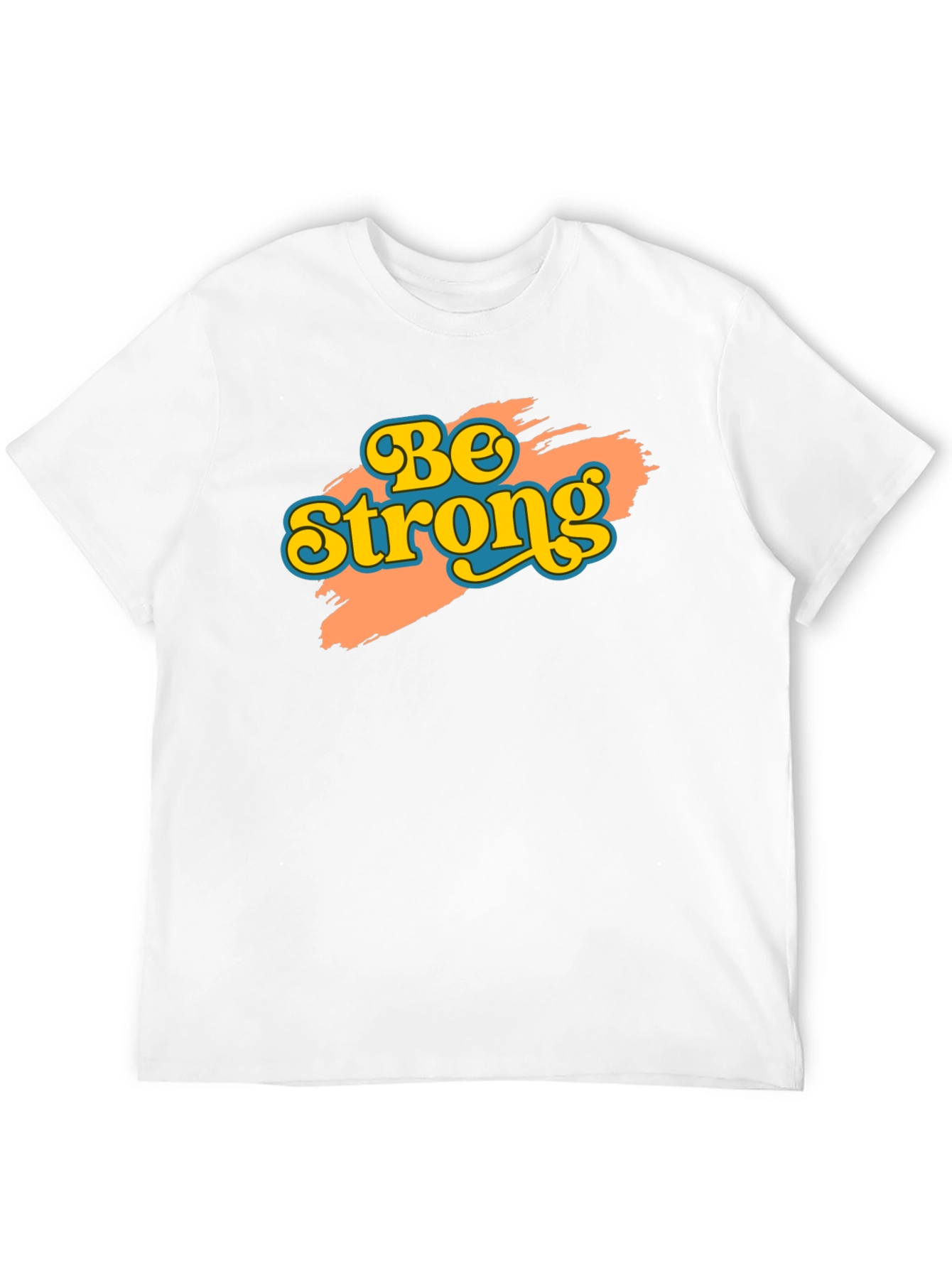 Be Strong Graphic Tee - Retro Style